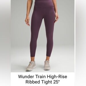 Lululemon Women's Ribbed High-Rise Leggings - like new